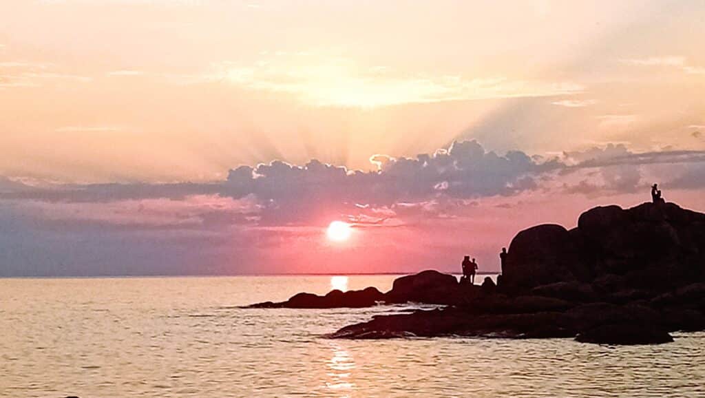 coucher de soleil trévignon 2024